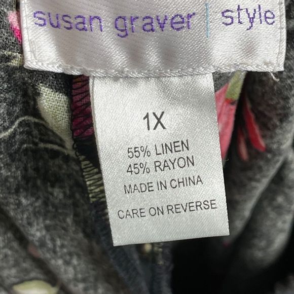 Vintage‎ Susan Graver Floral Skirt Set - Picture 11 of 11